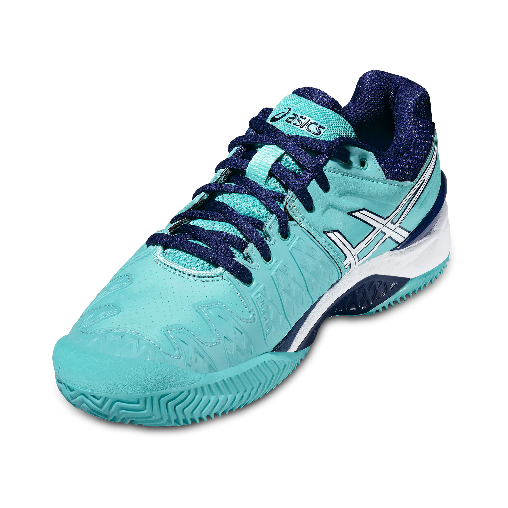 ASICS Gel-Resolution 6 Zapatilla Tierra Batida Mujeres - Azul Claro, Blanco compra online | Tennis-Point