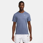 Ropa Nike Nike Court Dri-Fit Advantage Camiseta De Manga Corta Hombres-Azul-gris