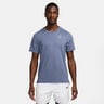 Court Dri-Fit Advantage Camiseta De Manga Corta Hombres-Azul-gris
