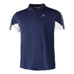 Ropa HEAD HEAD Club 22 Tech Polo Hombres-Azul Oscuro,Blanco
