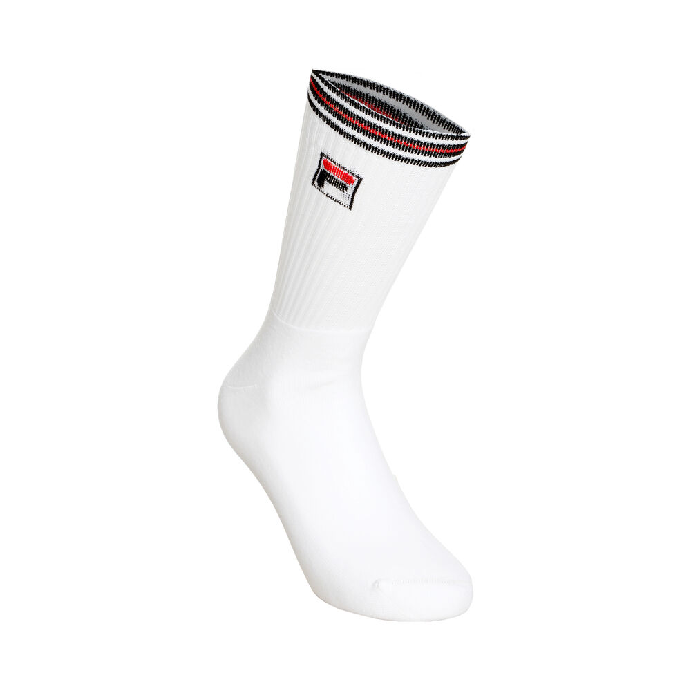 Fila Heritage Calcetines Deporte-Blanco