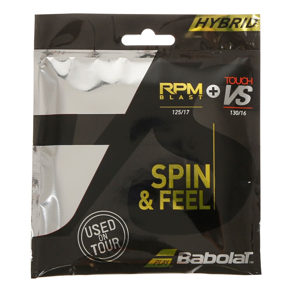 Babolat RPM Blast 125 + Touch VS 130 Sets Individuales-Negro