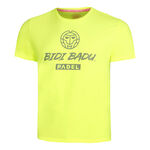Ropa BIDI BADU BIDI BADU Beach Spirit Logo Chill Camiseta De Manga Corta Hombres-Amarillo Neón