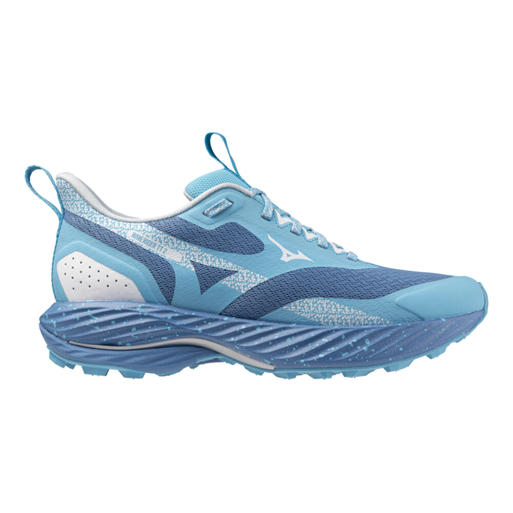 Mizuno Wave Rider TT 2 Zapatilla Trail Mujeres - Turquesa, Blanco