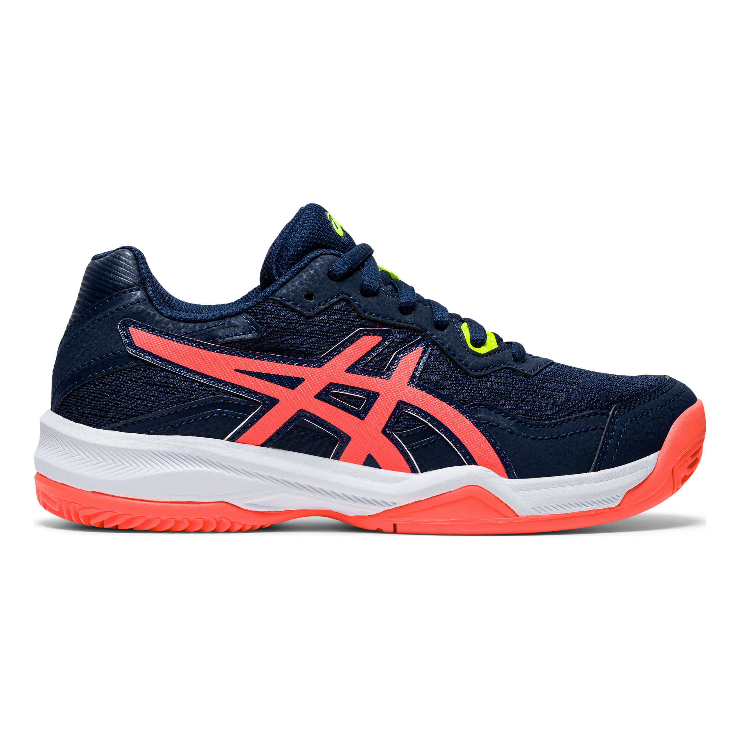 Buy ASICS Gel Padel Pro 4 GS Ninos Azul Oscuro Naranja online Tennis Point ES