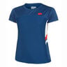 Squadra III Camiseta De Manga Corta Mujeres-Azul,Blanco