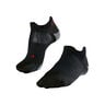 RU5 Race Invisible Calcetines Para Correr Hombres-Negro,Gris