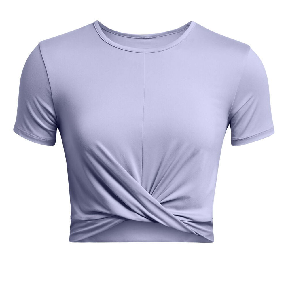 Under Armour Motion Crossover Crop Camiseta De Manga Corta Mujeres - Lila