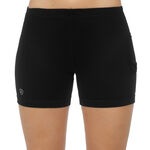 Ropa Limited Sports Limited Sports Tight Shorts Con Bolsillo Para Pelota Mujeres-Negro