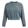 Rival Fleece Piped Crew Sudadera Mujeres - azul-gris, 