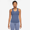 Dri-Fit Swoosh Camiseta de tirantes Mujeres - azul, blanco