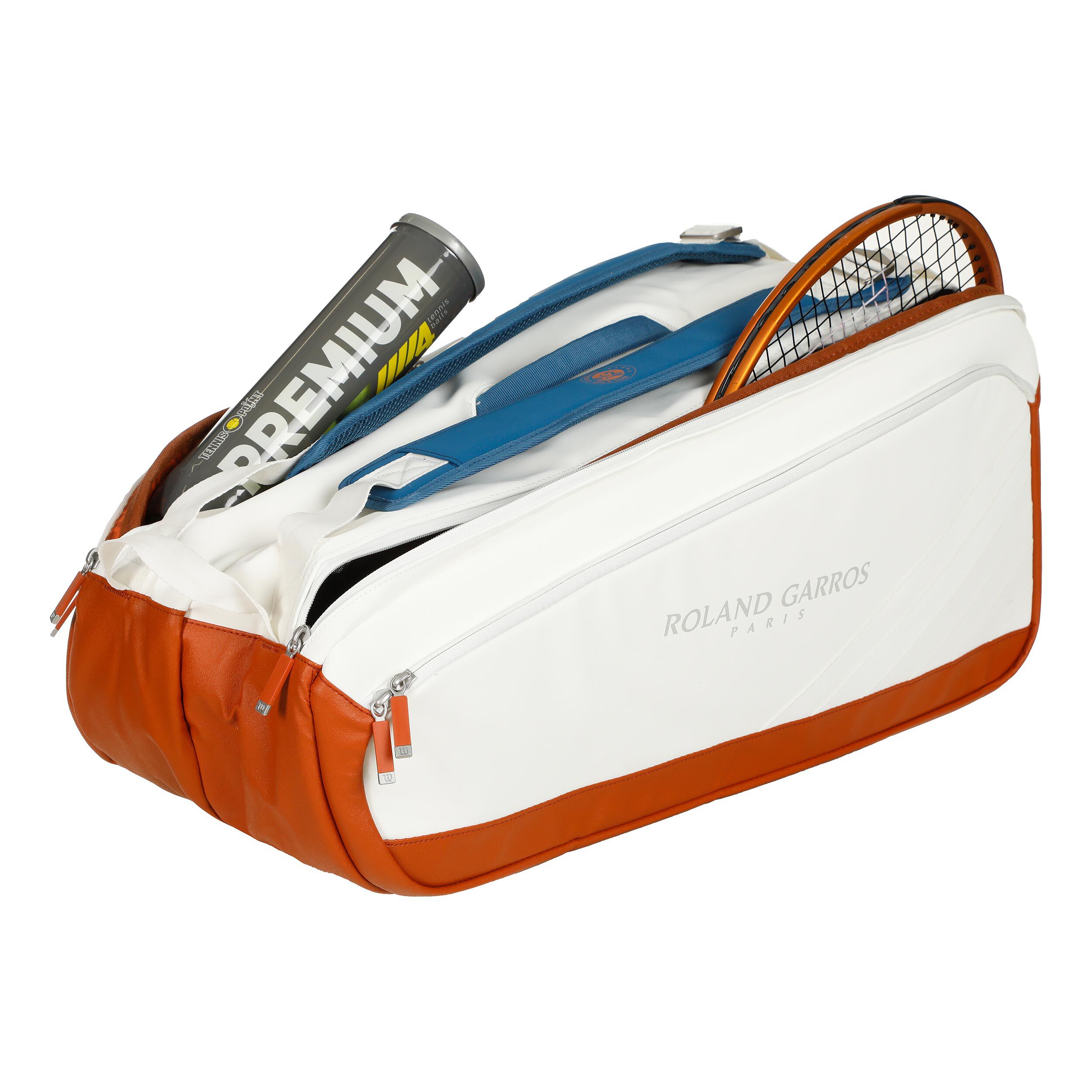 Buy Wilson Super Tour Roland Garros Raquetero De 9 Crema Bronce online Tennis Point ES