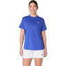 Core Camiseta De Manga Corta Mujeres-Azul,Azul