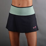 Ropa Endless Endless Mile Falda Mujeres-Negro,Verde