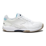 Zapatillas de tenis Diadora Diadora S. Challenge 6 Sl Zapatilla Tierra Batida Mujeres-Blanco,Azul Claro