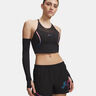Velociti Elite Crop  Camiseta de running Mujeres-negro, rosa
