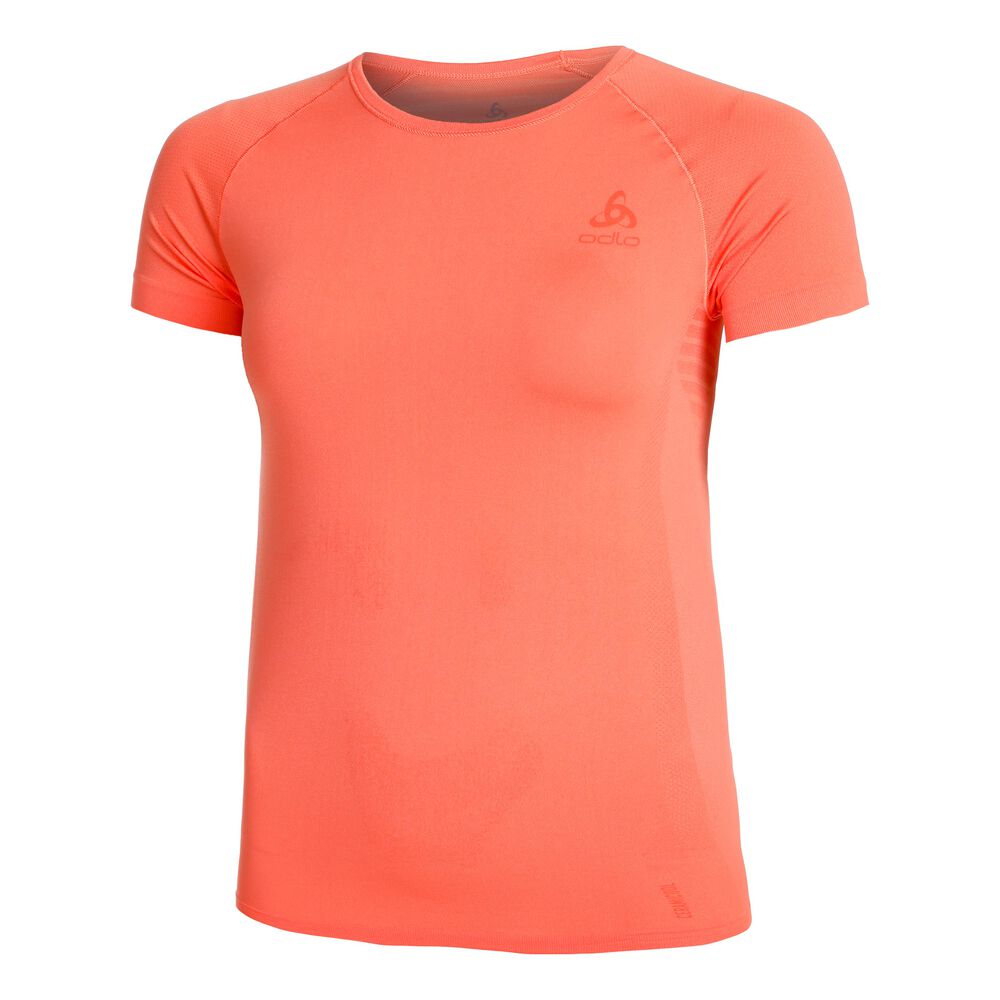 Odlo Performance X-Light Eco Crew Neck Chaleco Mujeres-Coral