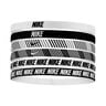 Nike Flex Classic Printed Cinta Para El Pelo Pack De 6-Blanco,Negro