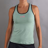 Mile Camiseta De Tirantes Mujeres-Verde,Azul Oscuro
