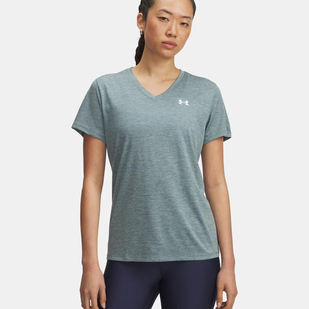 Under Armour Tech Twist Camiseta de manga corta Mujeres-azul-gris