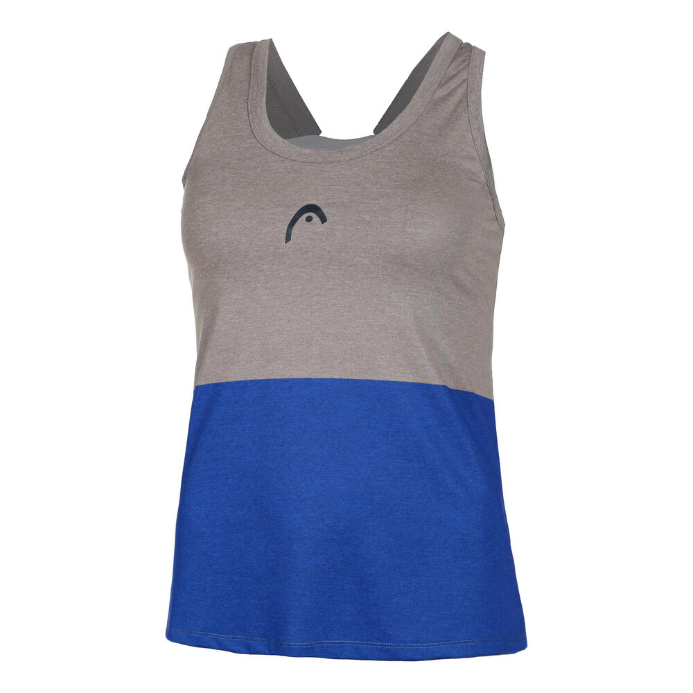 HEAD Play Tech Camiseta De Tirantes Mujeres-Azul,Gris