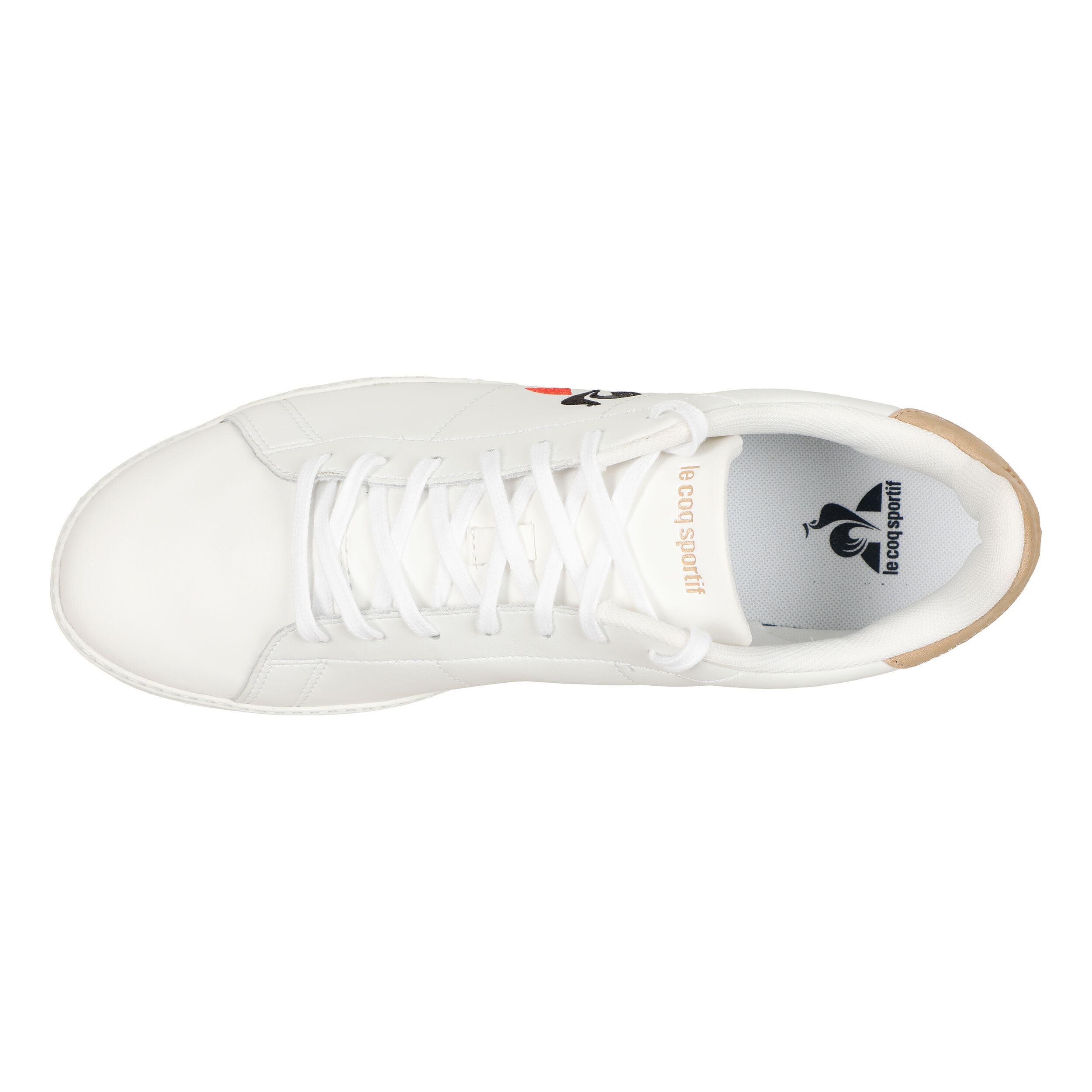 Buy Le Coq Sportif Courtset Zapatilla De Ocio Hombres Blanco Beige online Tennis Point ES
