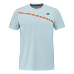 Ropa de tenis Babolat Babolat Play Camiseta de manga corta Hombres-azul claro