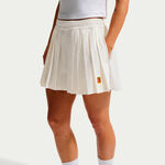 Ropa de tenis Nike Nike Court Dri-Fit High Rise  Shorts Mujeres-crema