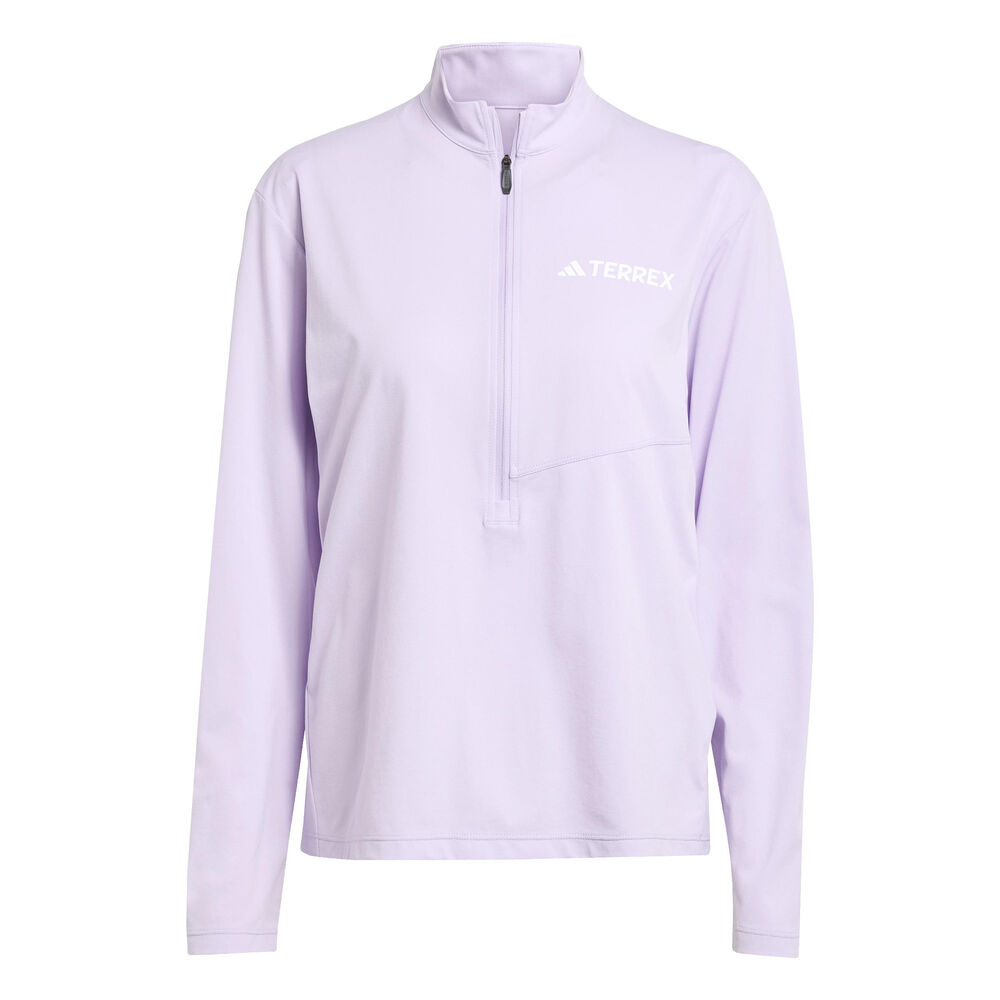 adidas Terrex MT Half-Zip Camiseta De Running Mujeres-Morado
