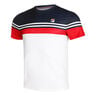 Malte Camiseta De Manga Corta Hombres-Blanco,Rojo