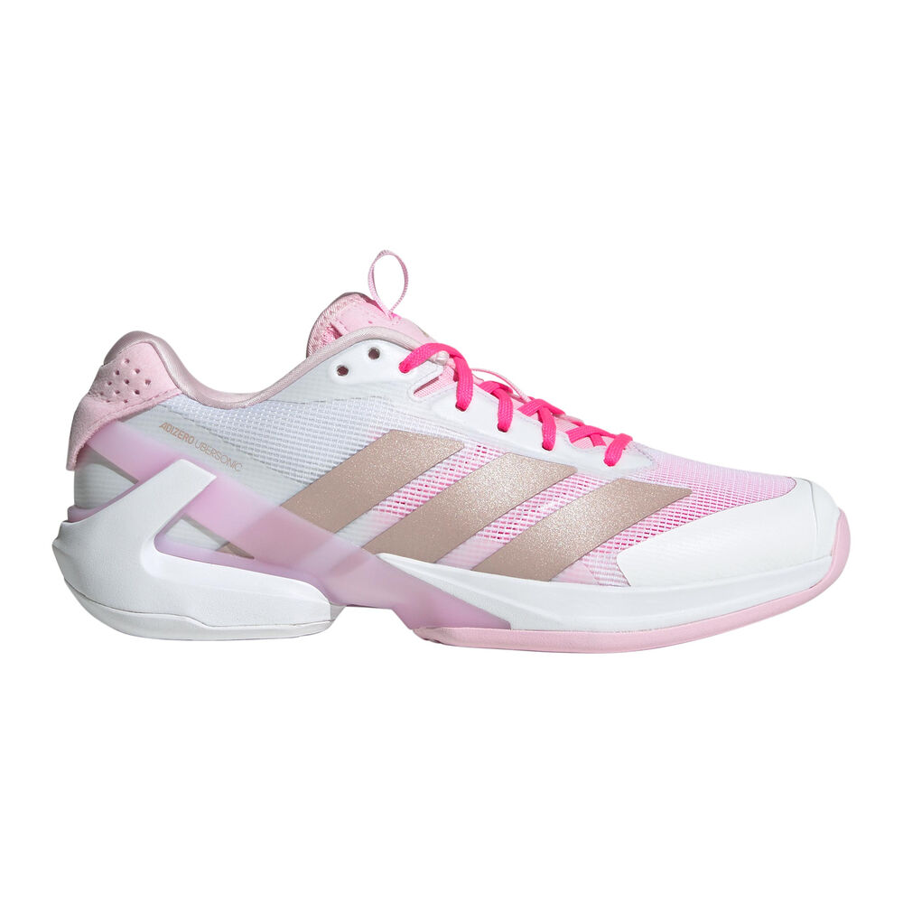 adidas Adizero Ubersonic 5 Zapatilla Todas Las Superficies Mujeres-Blanco,Beige