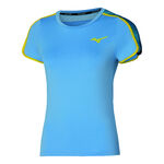 Ropa Mizuno Mizuno Frontier Camiseta De Manga Corta Mujeres-Turquesa