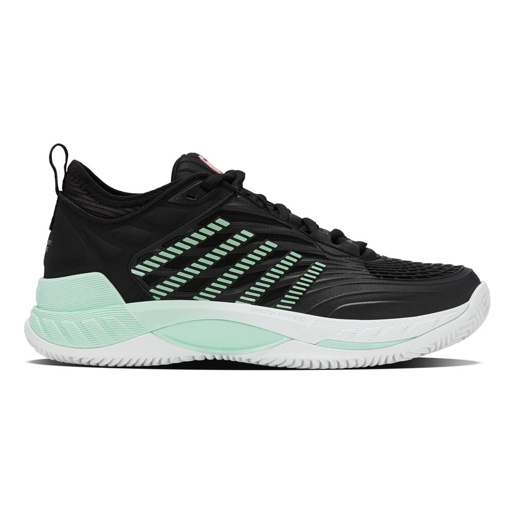 K-Swiss Hypercourt Supreme 2 Zapatilla Tierra Batida Mujeres-Negro,Mint
