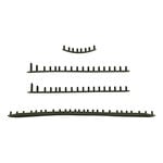 Accesorios para raquetas Tecnifibre Tecnifibre T-Fight TF-40 16/19 Khaki Juego De Cintas Con Ojales-Negro