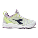 Zapatillas de tenis Diadora Diadora Speed Blushield Fly 4 + Zapatilla Tierra Batida Mujeres-Blanco,Azul Oscuro