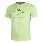 Ropa ASICS ASICS Fujitrail Logo Camiseta De Running Hombres-Lima,Oliva