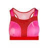 Singa Tech Sujetador Deportivo Mujeres-Rojo,Rosa
