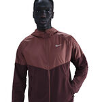 Ropa Nike Nike Miler Chaqueta para correr Hombres - rojo oscuro, bronce