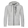 Fynn Sudadera con cremallera Hombres - gris, negro