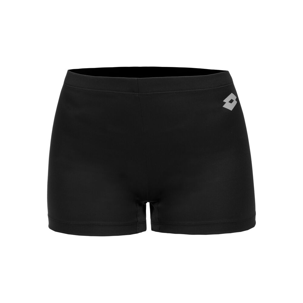 Lotto Squadra TH PL Shorts Mujeres - Negro, Blanco