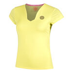 Ropa BIDI BADU BIDI BADU Spectrum V-Neck Camiseta De Manga Corta Mujeres-Amarillo