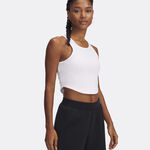 Ropa Under Armour Under Armour Rival Rib Camiseta De Tirantes Mujeres-Blanco