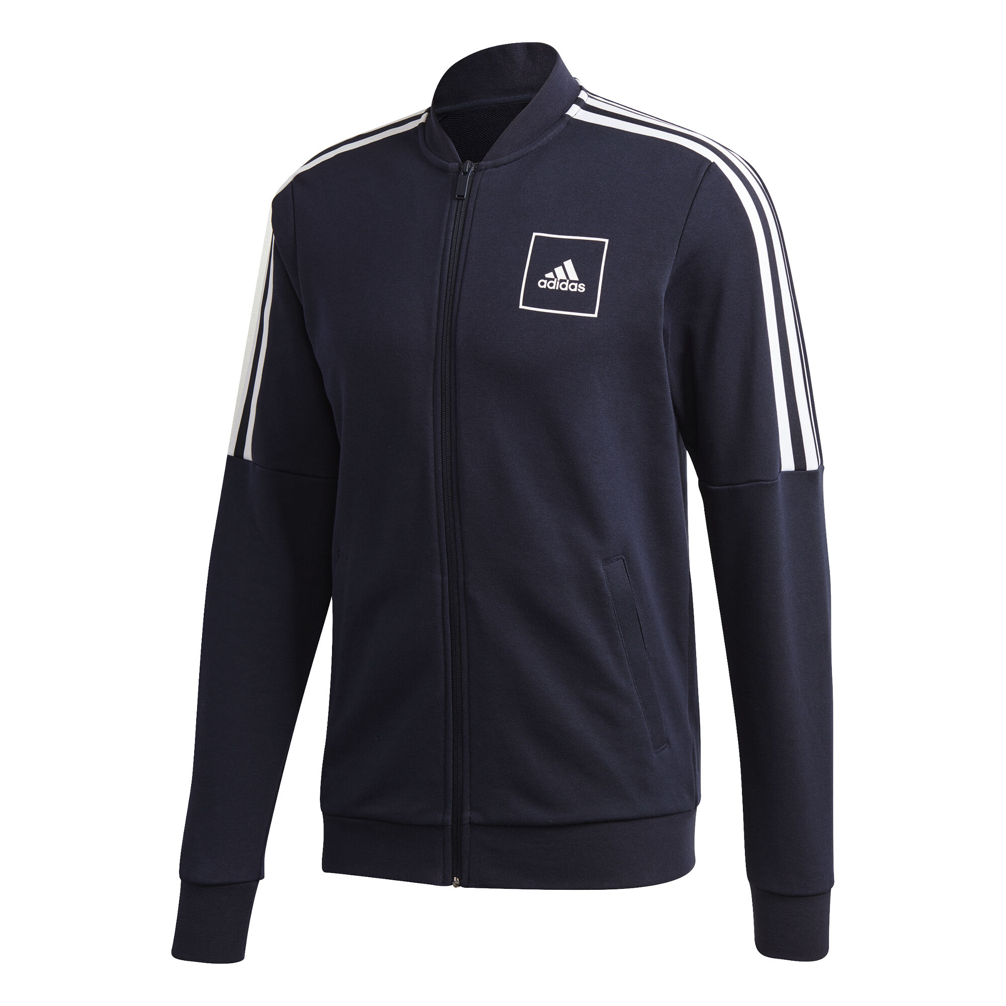 adidas 3-Stripes Tape Chaqueta De Entrenamiento - Azul Oscuro, Blanco compra online | Tennis-Point