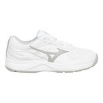 Zapatillas de tenis Mizuno Mizuno Break Shot 5 Zapatilla Para Pista Cubierta Mujeres-Blanco,Gris