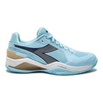 Zapatillas de tenis Diadora Diadora  Blushield Torneo 3 Zapatilla tierra batida Mujeres-azul claro,azul oscuro
