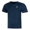Court Dri-Fit Advantage Camiseta De Manga Corta Hombres-Azul Oscuro,Blanco