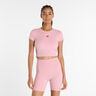 Harmony Fitted Camiseta De Manga Corta Mujeres-Rosa