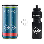 Pelota presurizada Dunlop Dunlop BTV 2.0 Bote de 4 pelotas 