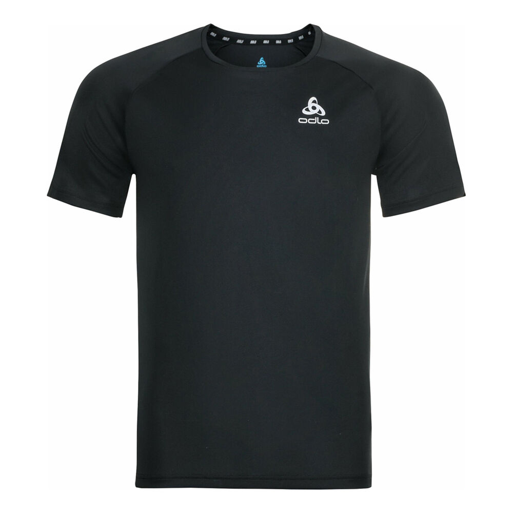 Odlo Crew Neck Essential Chill-Tech Camiseta De Running Hombres - Negro