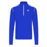 Zac Tech Half Zip Camiseta De Manga Larga Hombres-Azul,Blanco